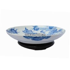 đĩa sứ cảnh bát tràng