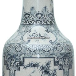 lộc bình tứ cảnh men rạn cổ