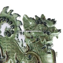 Tượng nghê sứ men ngọc