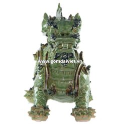 Tượng nghê sứ men ngọc