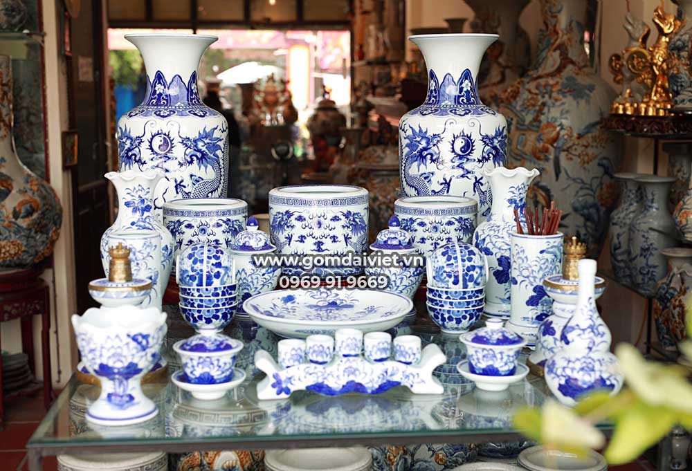 đồ thờ bằng sứ