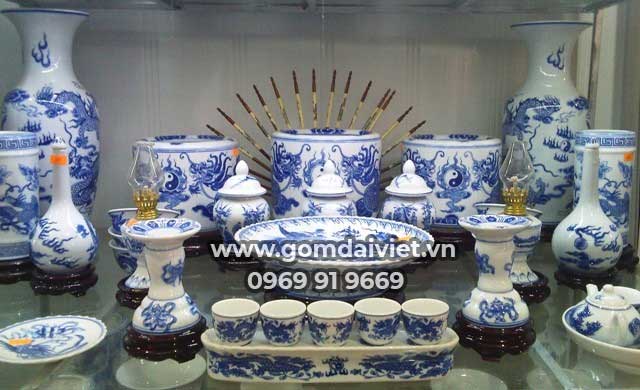 đồ thờ cúng bằng sứ