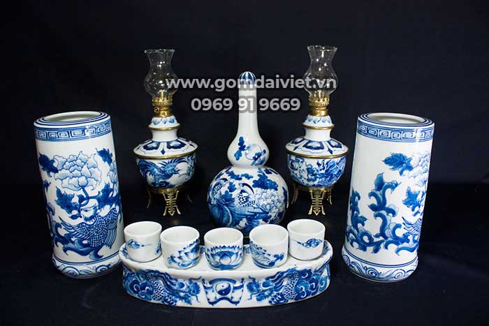 đồ thờ bằng sứ