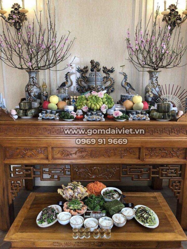 đồ thờ bằng sứ