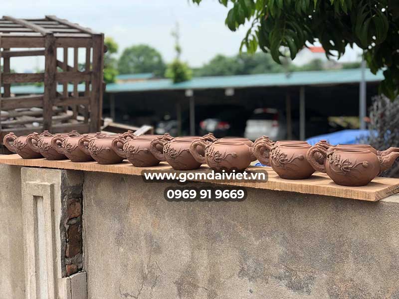 ấm tử sa bát Tràng