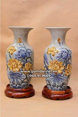 lộc bình ban thờ Bát Tràng