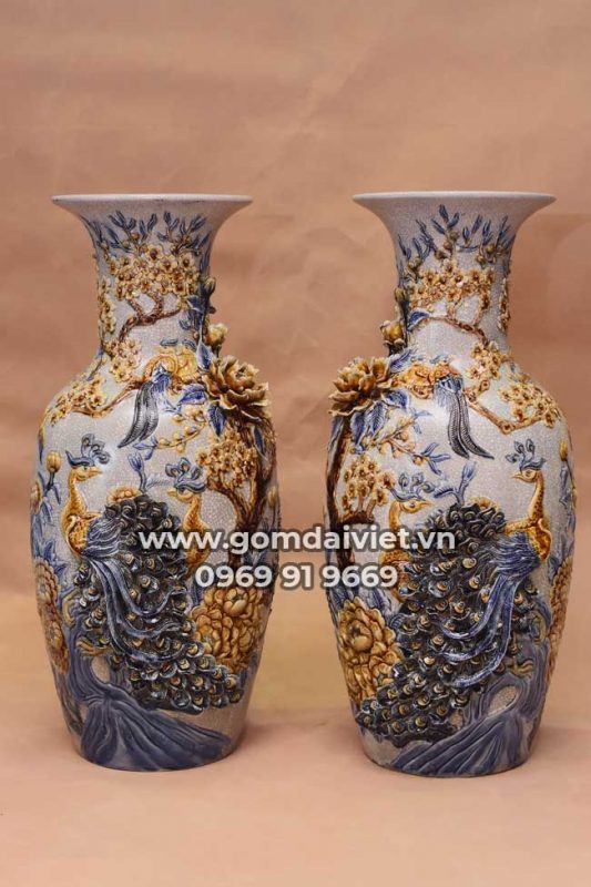 lộc bình ban thờ Bát Tràng