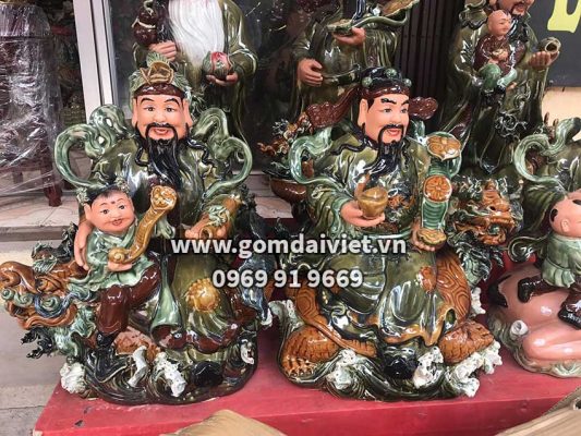 tượng tiên gốm sứ