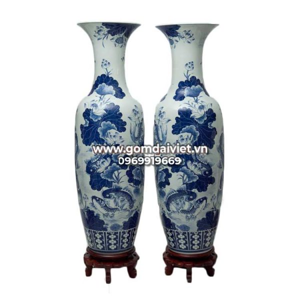 Lọ lộc bình Cửu Ngư Quần Hội