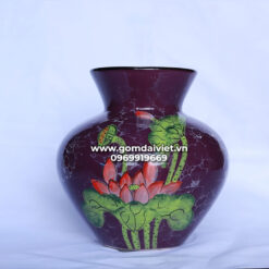 Vò lọ hoa cổ loe S2
