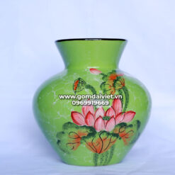 Vò lọ hoa cổ loe S2