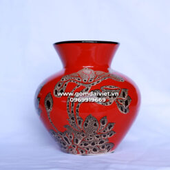 Vò lọ hoa cổ loe S2