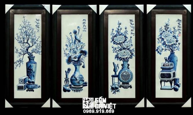 Tranh gốm được rất nhiều gia đình lựa chọn