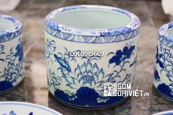 Bát hương sen thờ phật men rong