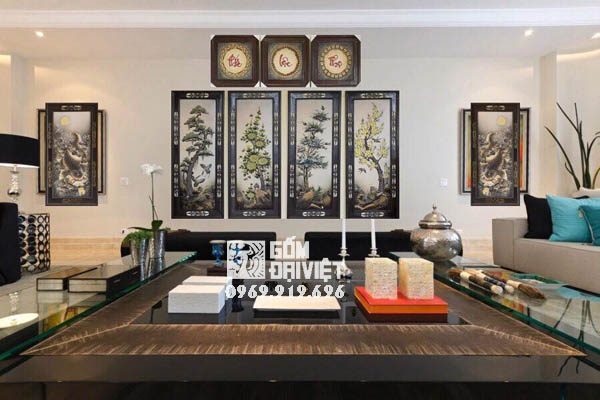 Tranh phúc lộc thọ nên treo ở đâu?