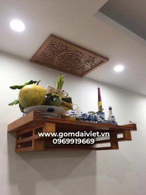 Chiều cao bàn thờ treo tường theo phong thủy