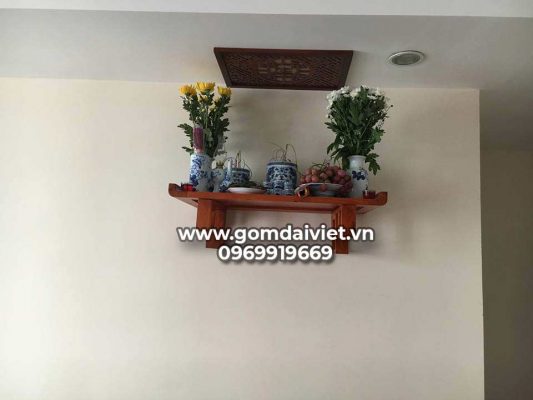 Chiều cao bàn thờ treo tường theo phong thủy