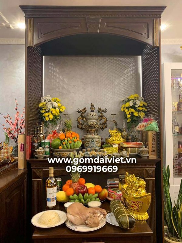bàn thờ cúng phong cách hiện đại