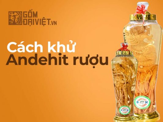 Cách khử andehit trong rượu