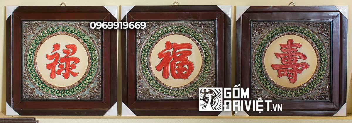 quà tặng tân gia tranh chữ phúc