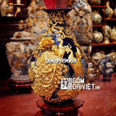 quà tặng tân gia bình gốm phong thủy