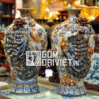 quà tặng tân gia mai bình đắp nổi