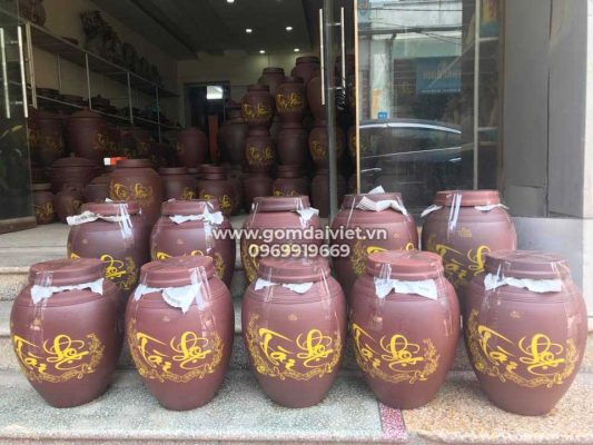 Chum sành ngâm rượu nho tươi