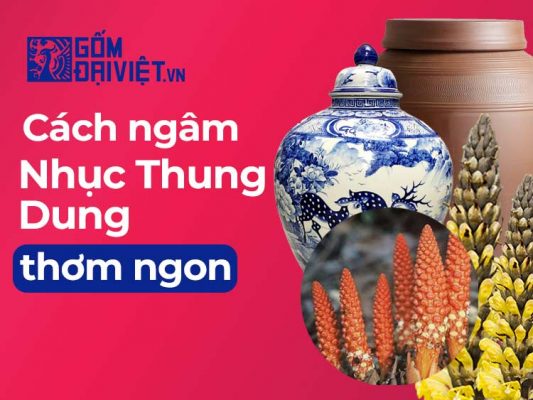 Cách làm nhục thung dung ngâm rượu