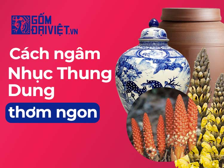 Cách làm nhục thung dung ngâm rượu