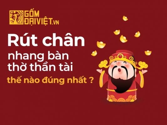 Cách rút chân nhang bàn thờ thần tài