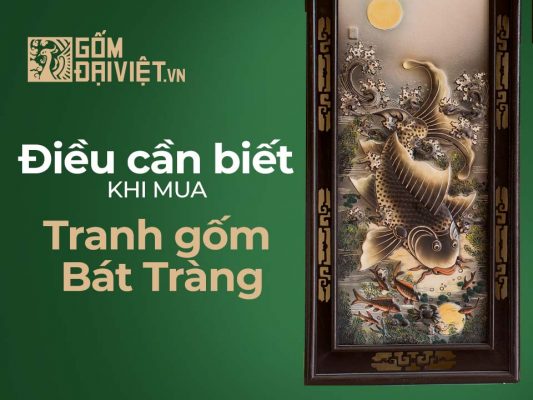 Giá tranh gốm sứ bát tràng bao tiền ?