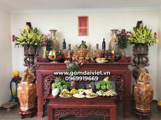 Mâm lễ nhập trạch nhà chung cư