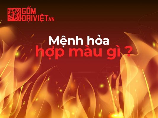 Mệnh hỏa hợp màu gì ?