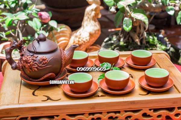 Ấm chén tử sa quà tặng đối tác