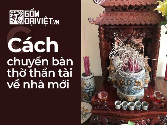 Thủ tục chuyển bàn thờ thần tài