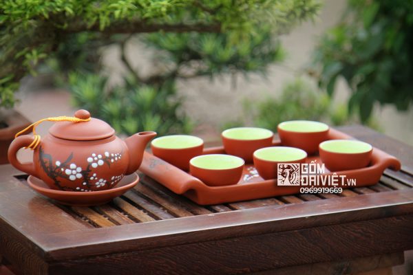 Ấm trà tử sa Bát Tràng quà tặng sếp nữ