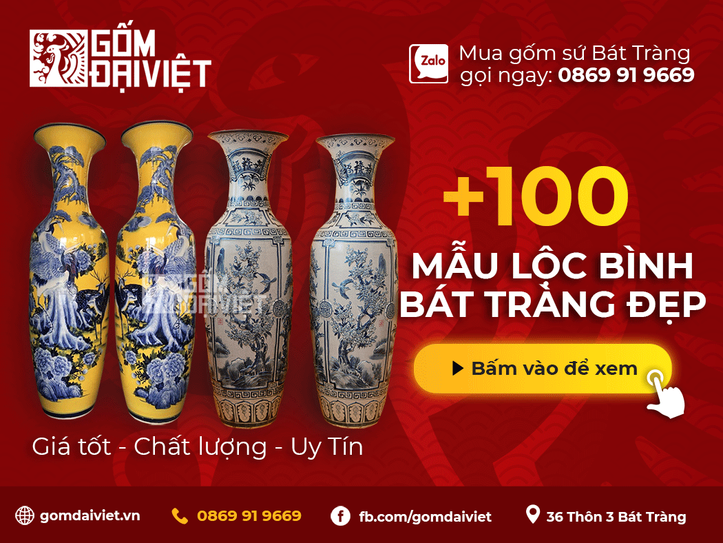 Mua lọ lộc bình Bát Tràng đúng giá ở đâu ?