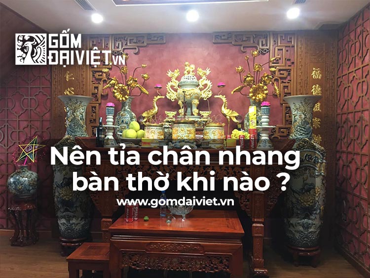 Nên Tỉa chân nhang khi nào ? thủ tục xin chân hương