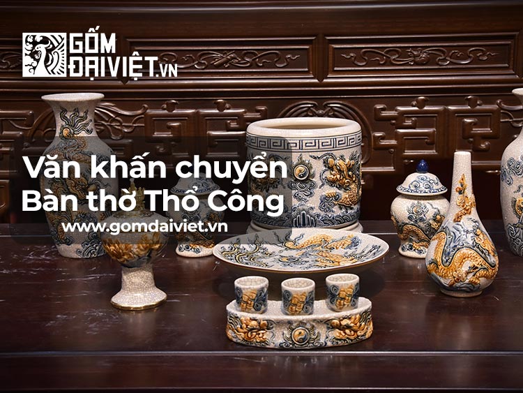 di chuyển bàn thờ ông Táo