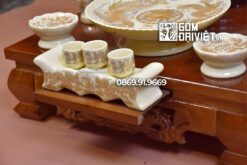 Bộ đồ thờ thần tài giá rẻ men vàng ánh kim