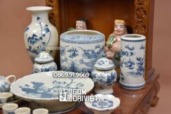 Bộ đồ thờ Thần Tài Thổ Địa Men Rạn Giá Rẻ 05