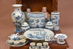 Bộ đồ thờ Thần Tài Thổ Địa Men Rạn Giá Rẻ 05