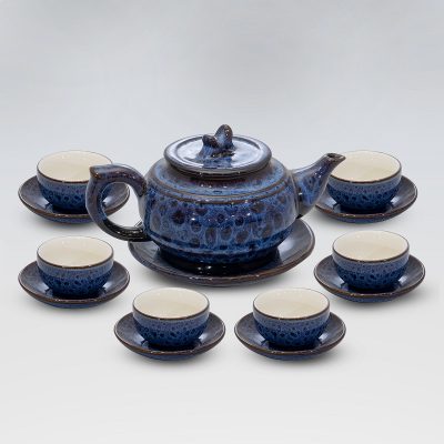 Bộ ấm chén trống thanh điểu