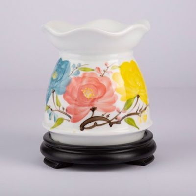 Đèn xông tinh dầu miệng lượn H16cm R12cm mẫu 01