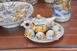 Bộ Đồ Thờ Phúc Mãn Đường Men Rạn Bát Tràng