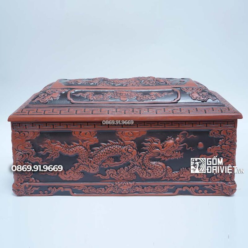 Tiểu Sành Sứ Bát Tràng Khắc Rồng