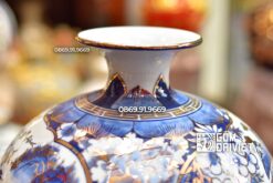 Bình Hút Tài Lộc Nhị Cảnh Thuận Buồm Mã Đáo Vẽ Vàng