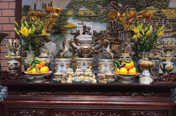 bàn thờ ngũ tự