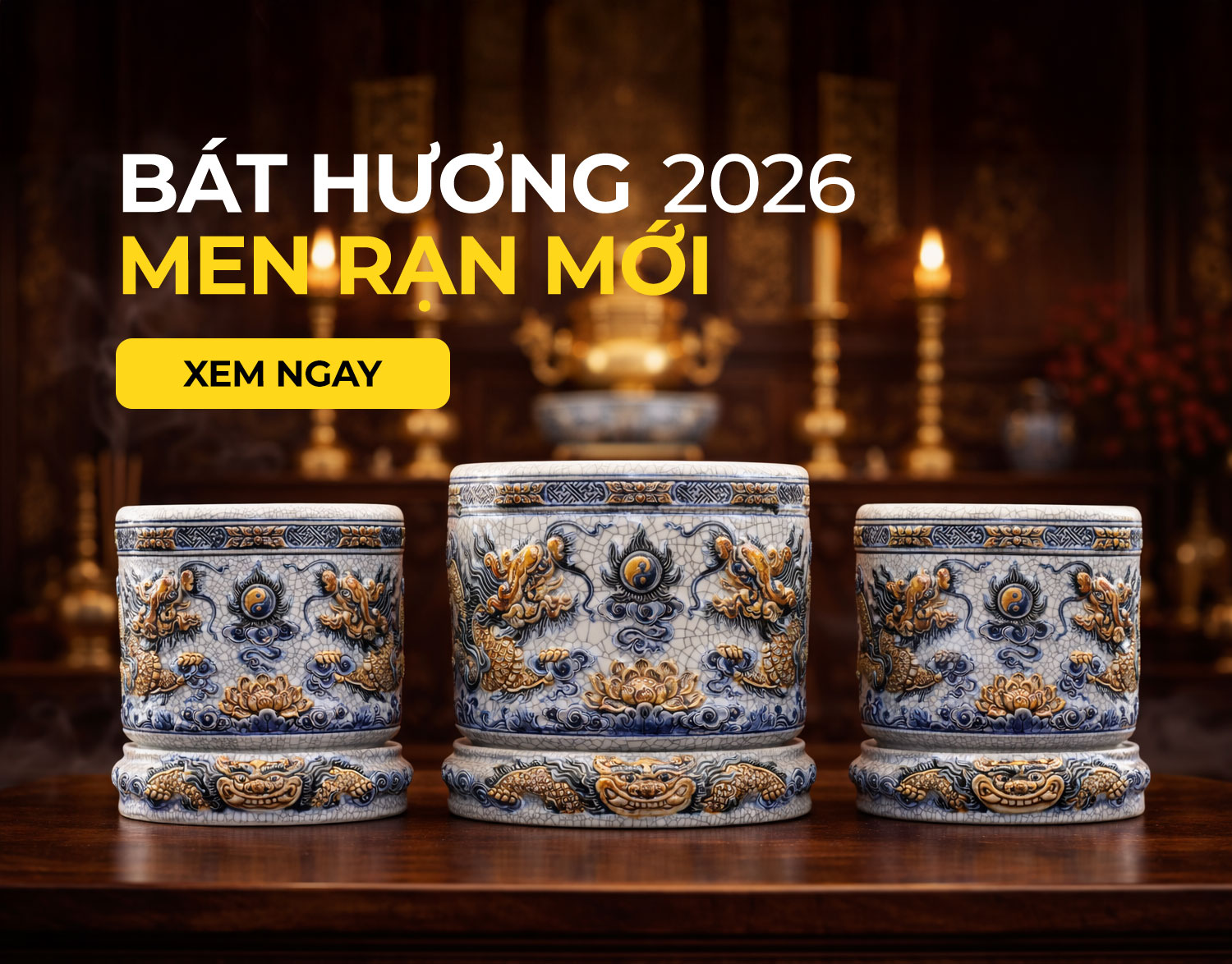 bát hương men rạn 2026
