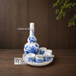 Bo Nam Ruou Men Lam Ve Hoa Sen Bach Tinh Lien Hoa Bat Trang 6978
